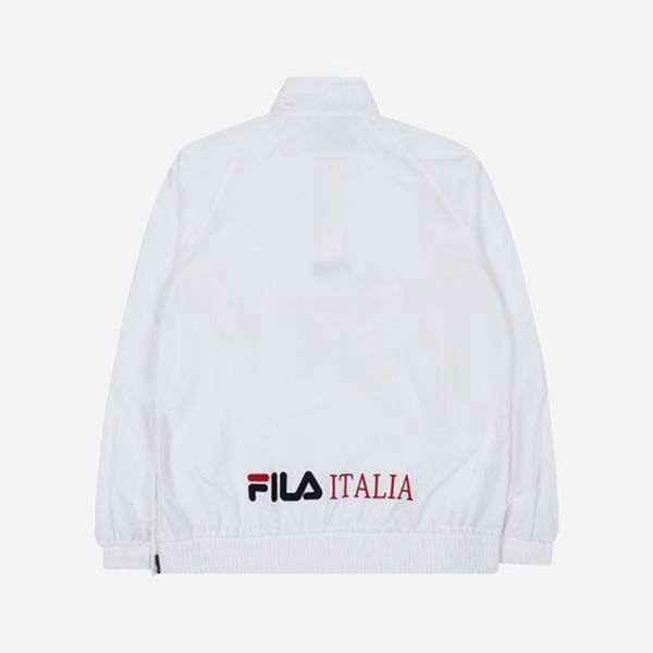 Fila Crema Men's Jackets - White,NZ 180-62935